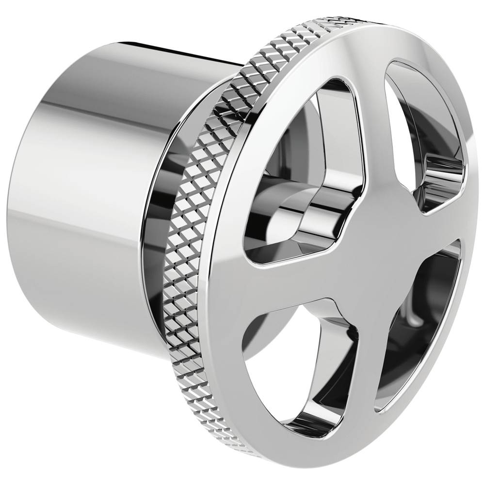 Brizo - Litze Single-Handle Floor Mount Tub Filler Wheel Handle Kit - Chrome