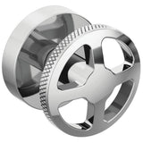 Brizo - Litze Two-Handle Wall Mount Tub Filler Wheel Handle Kit - Chrome
