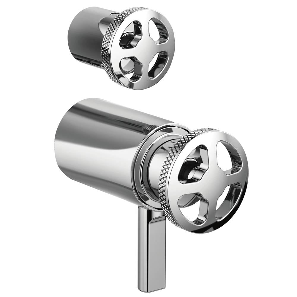 Brizo - Litze TempAssure Thermostatic Valve with Integrated Diverter Wheel Handle Kit - Chrome