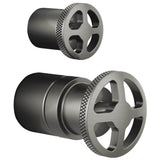 Brizo - Litze Pressure Balance Valve with Integrated Diverter Trim Wheel Handle Kit - Luxe Steel