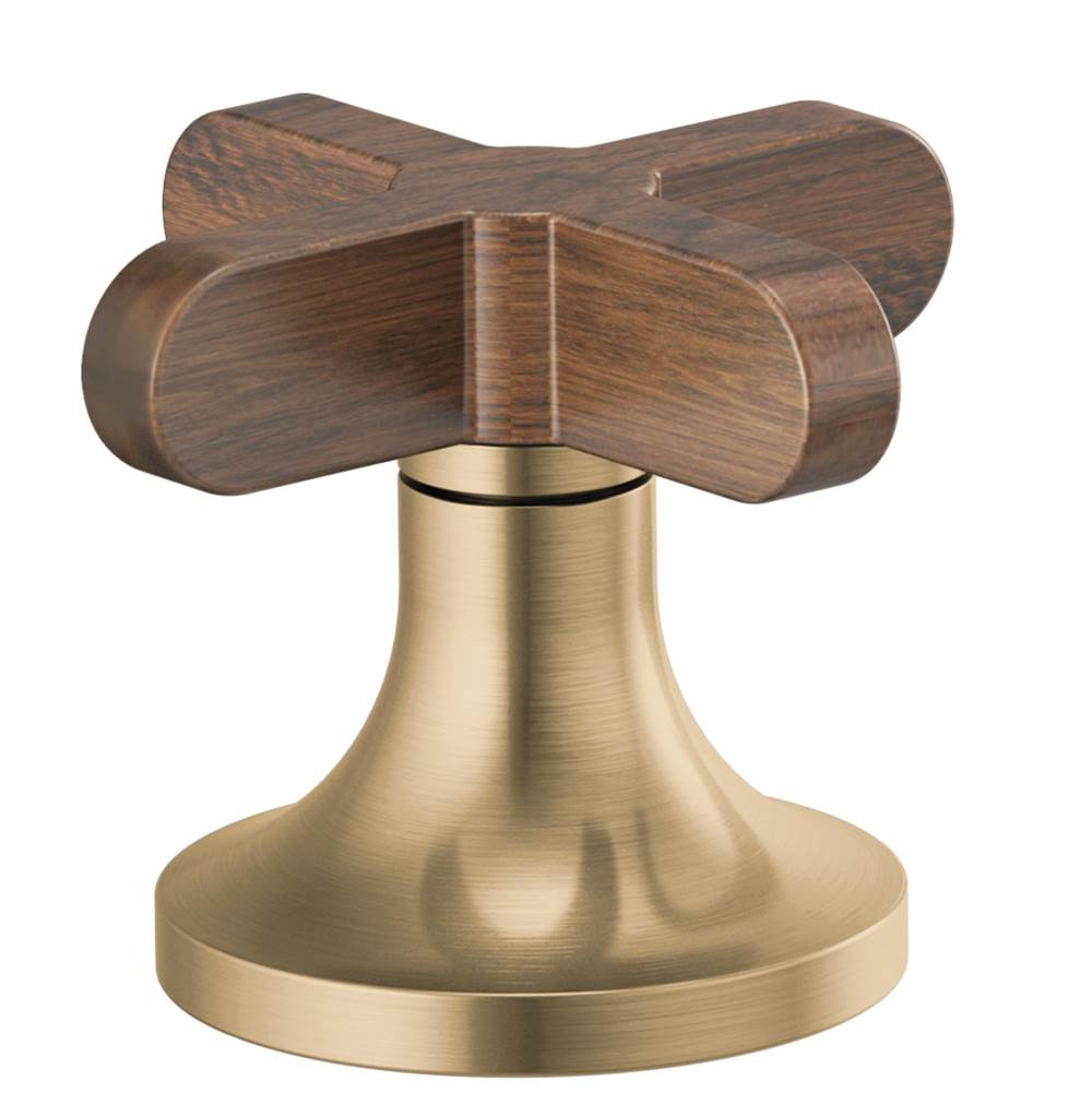 Brizo - Odin Widespread Lavatory Low Cross Handles - Luxe Gold