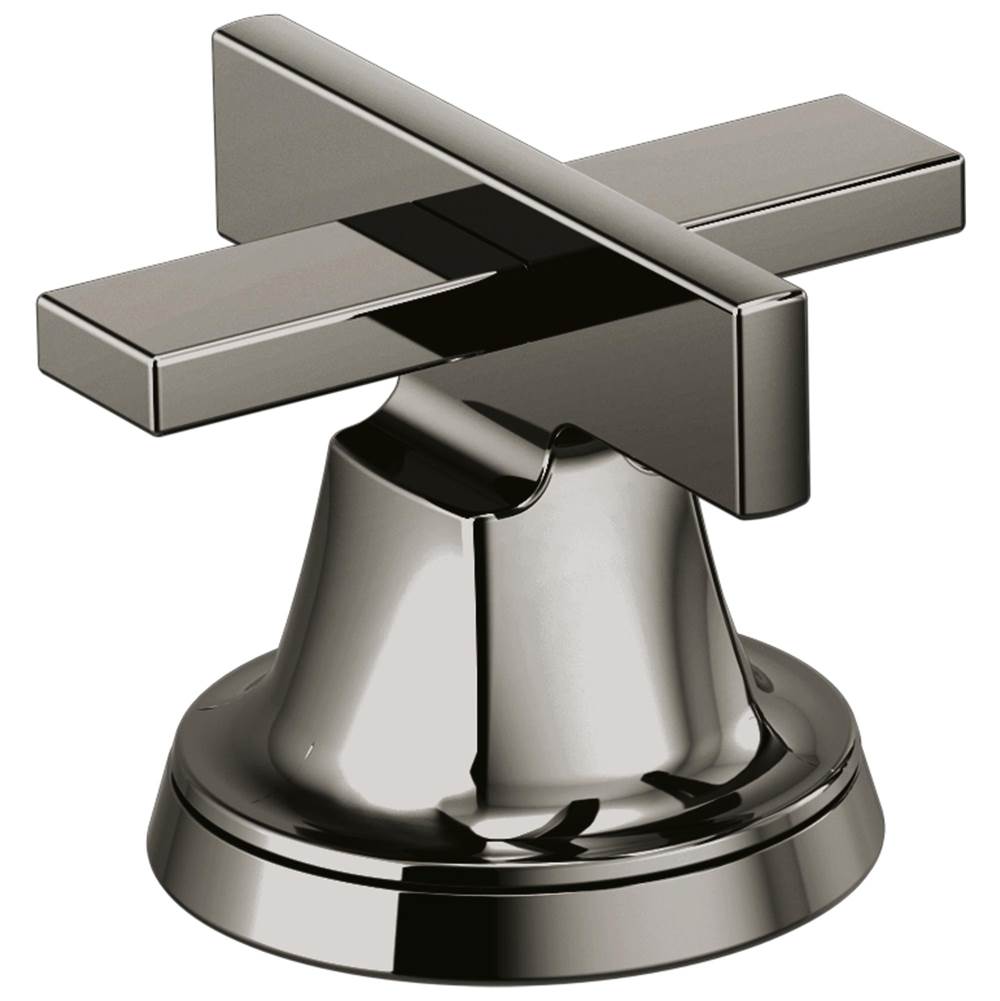 Brizo - LevoirE Widespread Lavatory Low Cross Handle Kit - Brilliance Black Onyx