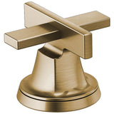 Brizo - LevoirE Widespread Lavatory Low Cross Handle Kit - Luxe Gold