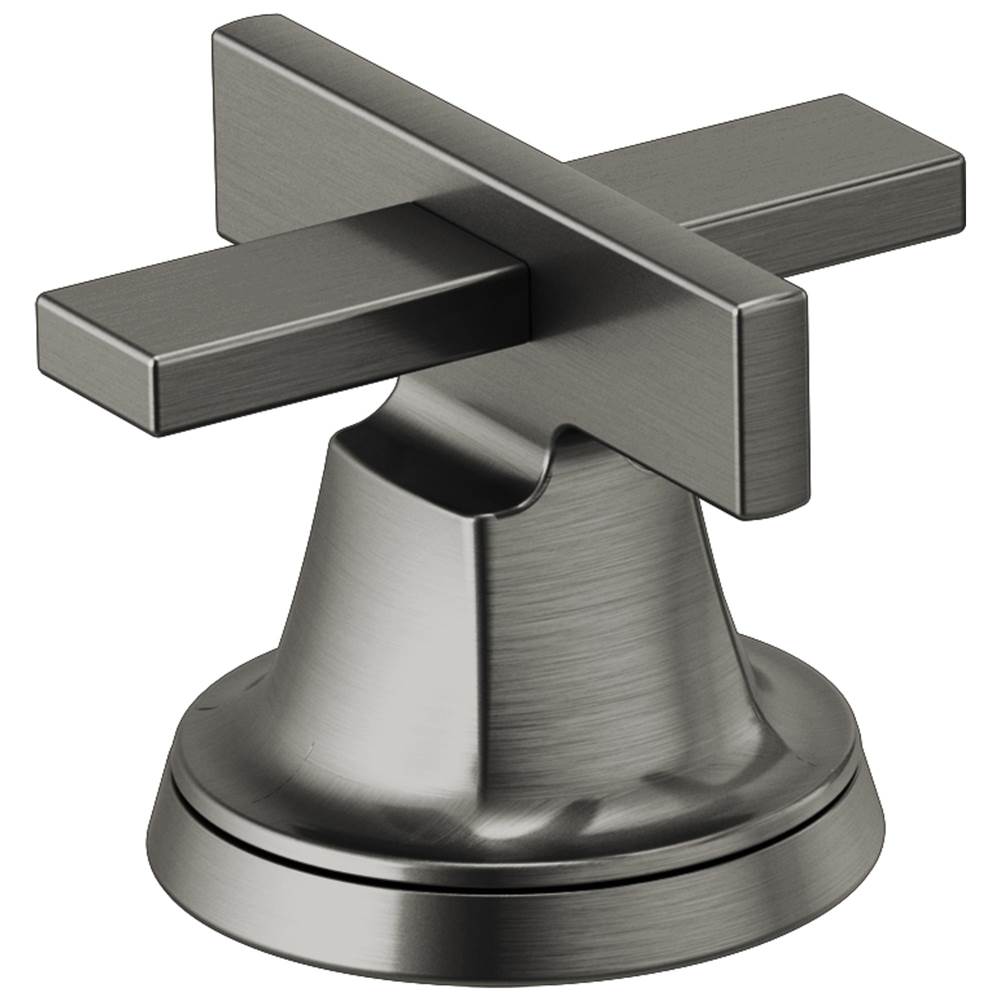 Brizo - LevoirE Widespread Lavatory Low Cross Handle Kit - Luxe Steel