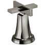 Brizo - LevoirE Widespread Lavatory High Cross Handle Kit - Brilliance Black Onyx