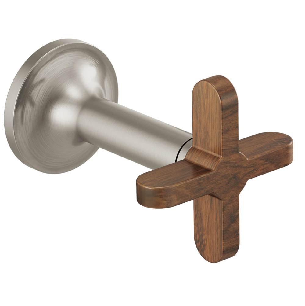Brizo - Odin Wall Mount Lavatory Cross Handles - Brushed Nickel