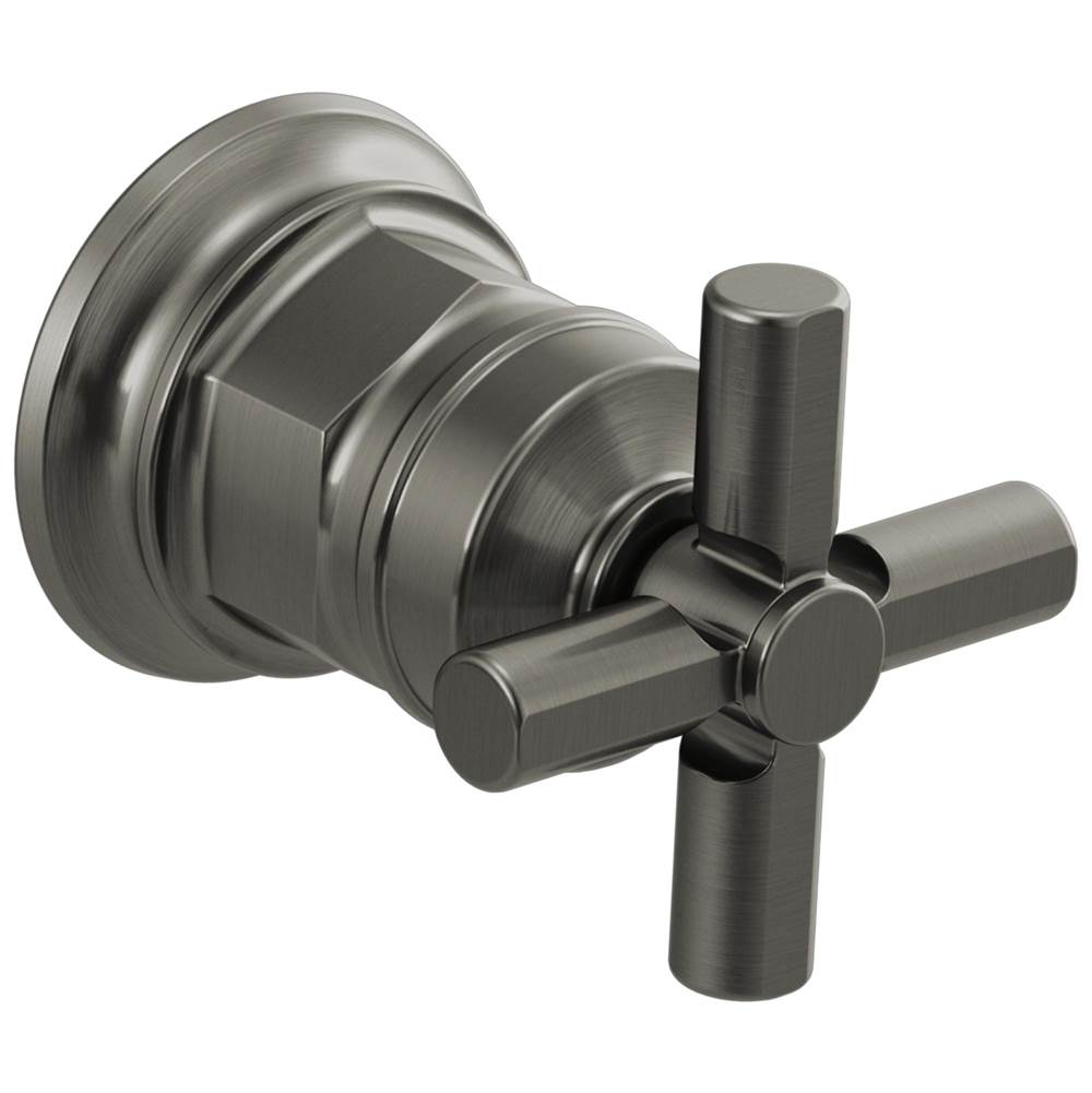 Brizo - Invari Wall Mount Lavatory Cross Handle Kit - Luxe Steel