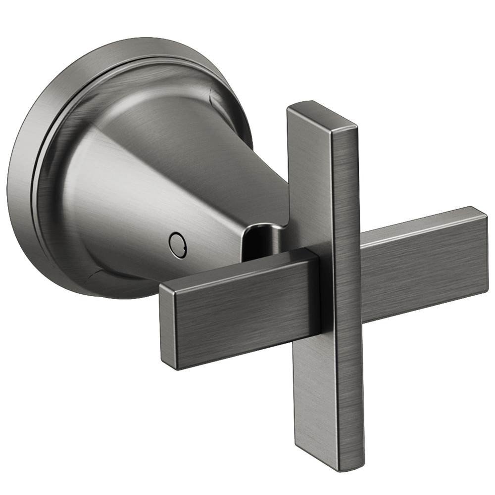 Brizo - LevoirE Wall Mount Lavatory Cross Handle Kit - Luxe Steel