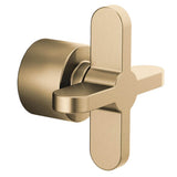 Brizo - Odin Pressure Balance Valve Trim Cross Handle Kit - Luxe Gold