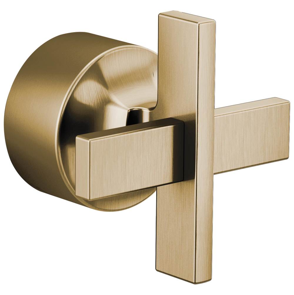 Brizo - LevoirE Pressure Balance Valve Trim Cross Handle Kit - Luxe Gold
