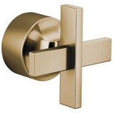 Brizo - LevoirE Pressure Balance Valve Trim Cross Handle Kit - Luxe Gold
