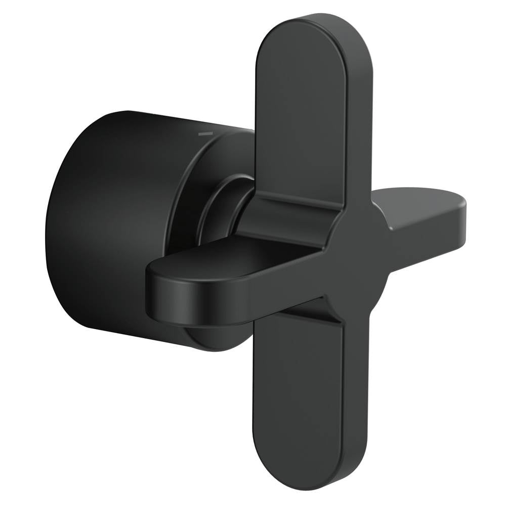 Brizo - Jason Wu for BrizoE Sensori Thermostatic Valve Trim Cross Handle Kit - Matte Black