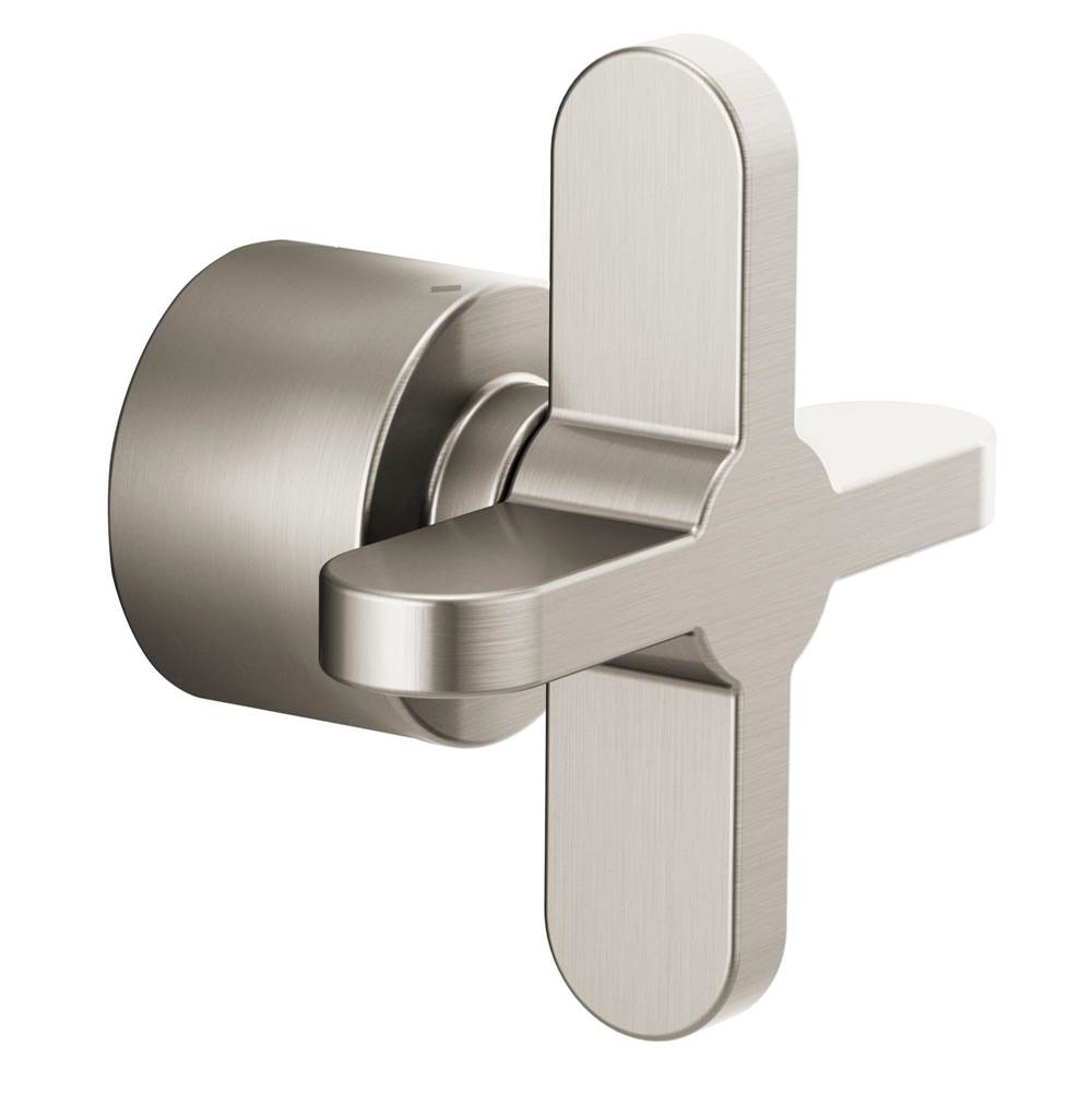 Brizo - Odin Sensori Thermostatic Valve Trim Cross Handle Kit - Brushed Nickel