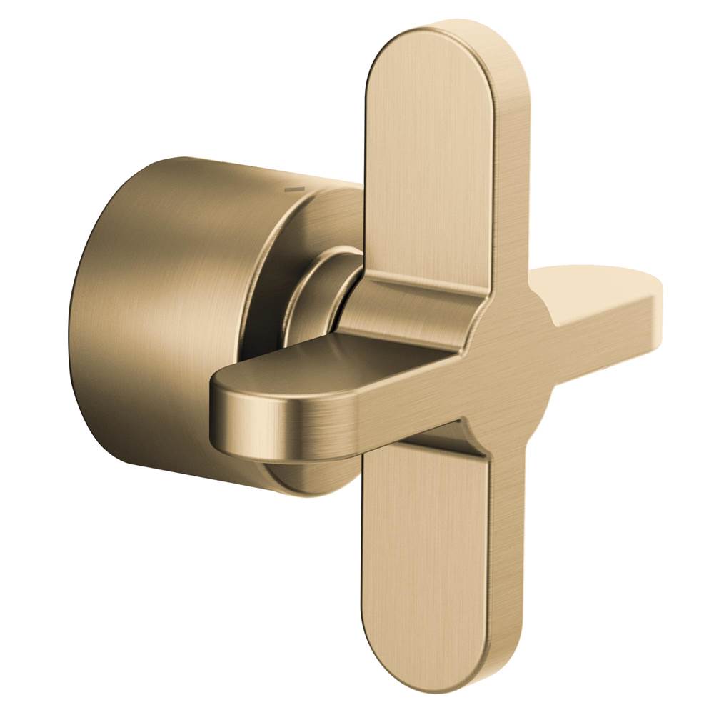 Brizo - Odin Sensori Thermostatic Valve Trim Cross Handle Kit - Luxe Gold