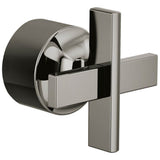 Brizo - LevoirE Sensori Thermostatic Valve Trim Cross Handle Kit - Brilliance Black Onyx