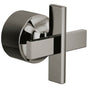 Brizo - LevoirE Sensori Thermostatic Valve Trim Cross Handle Kit - Brilliance Black Onyx