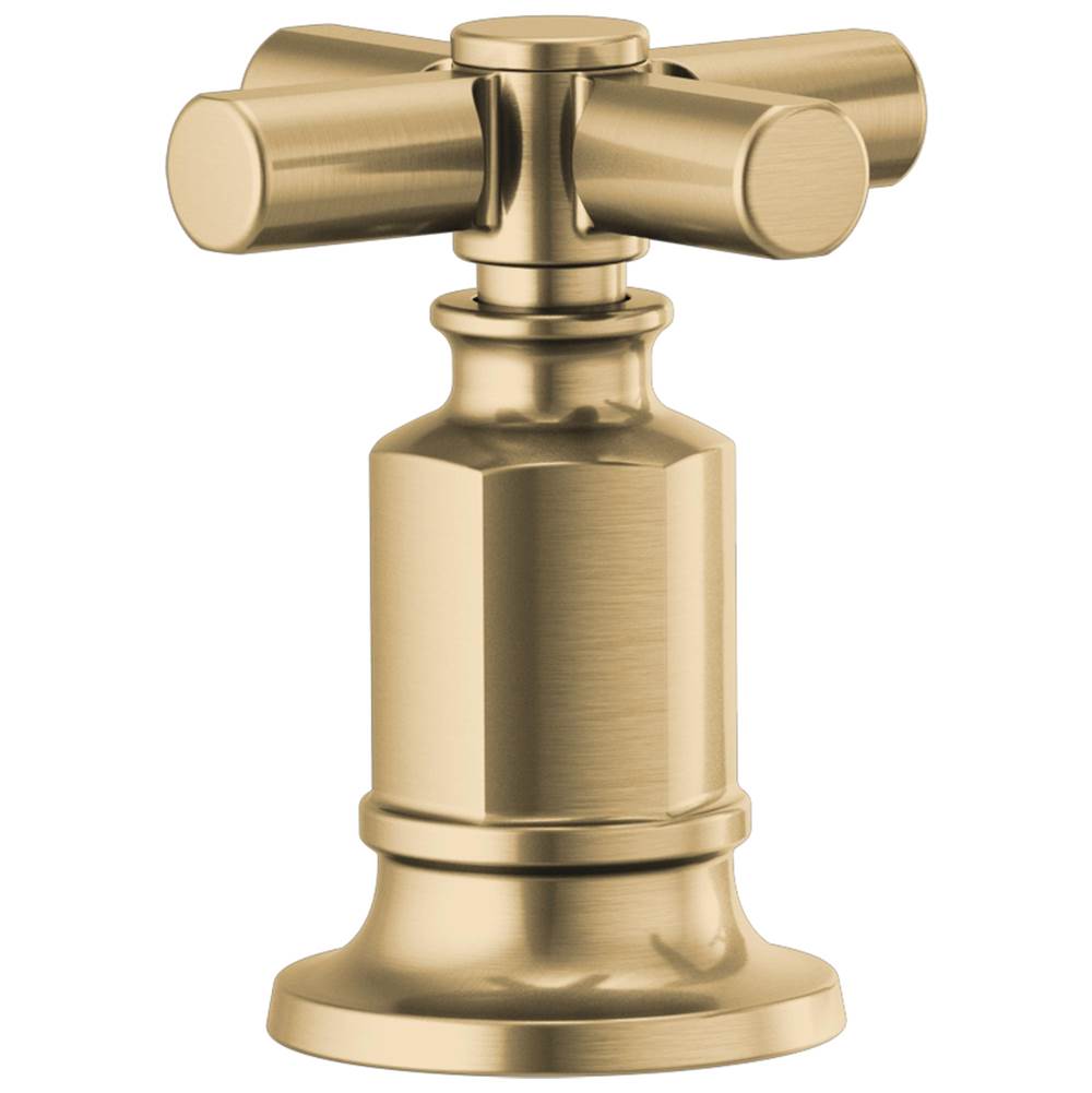 Brizo - Invari Roman Tub Faucet Cross Handle Kit - Luxe Gold