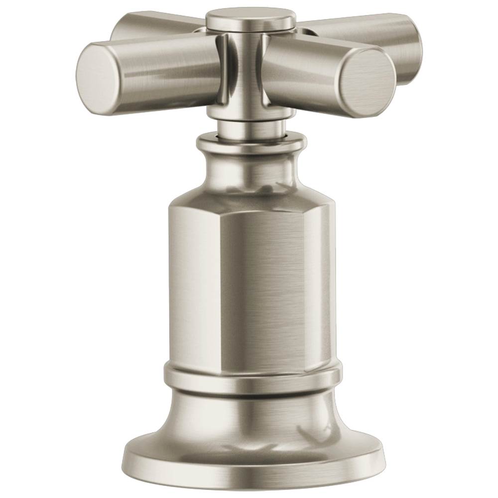 Brizo - Invari Roman Tub Faucet Cross Handle Kit - Luxe Nickel