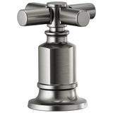Brizo - Invari Roman Tub Faucet Cross Handle Kit - Luxe Steel
