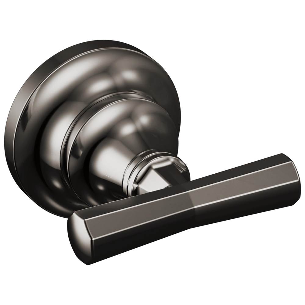 Brizo - BeauclereE Two-Handle Wall Mount Tub Filler Cross Handle Kit - Brilliance Black Onyx