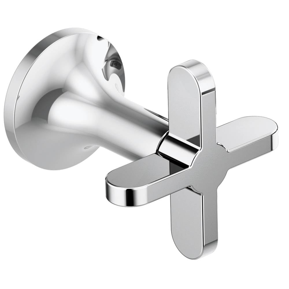 Brizo - Odin Wall Mount Tub Filler Cross Handles - Chrome