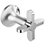 Brizo - Odin Wall Mount Tub Filler Cross Handles - Chrome