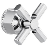 Brizo - Invari Single-Handle Floor Mount Tub Filler Cross Handle Kit - Chrome