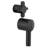 Brizo - Jason Wu for BrizoE Pressure Balance Integrated Trim Cross Handles - Matte Black