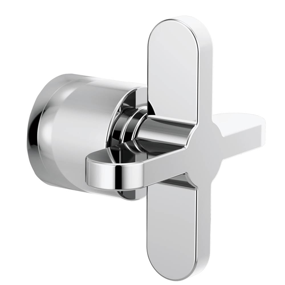 Brizo - Odin 3 And 6 Function Diverter Trim Cross Handle Kit - Chrome