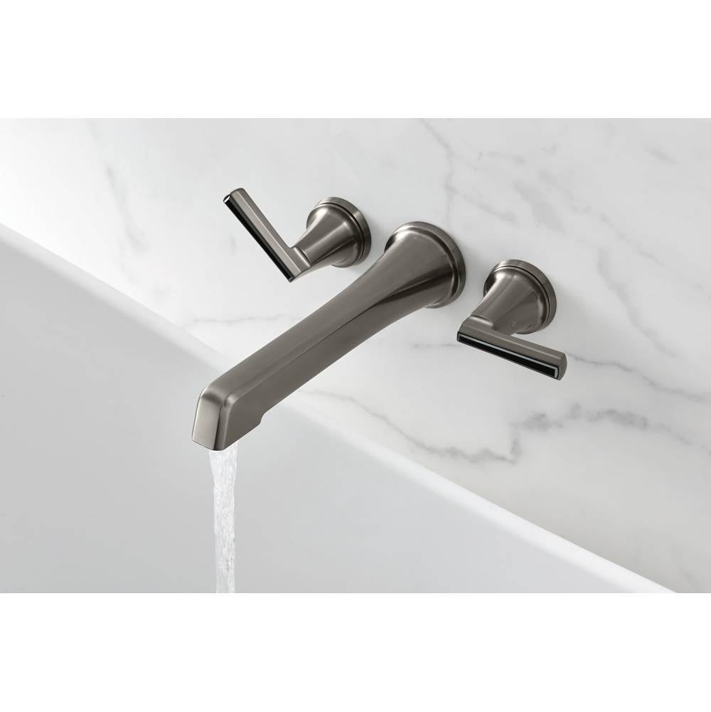 LevoirE Two-Handle Wall Mount Tub Filler - Less Handles