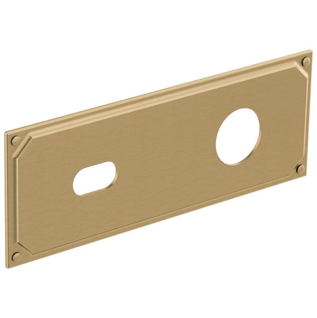 Brizo - Invari Wallmount Lavatory Escutcheon Plate - Luxe Gold