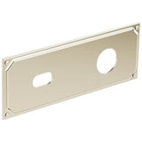 Brizo - Invari Wallmount Lavatory Escutcheon Plate - Polished Nickel