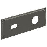 Brizo - Invari Wallmount Lavatory Escutcheon Plate - Luxe Steel