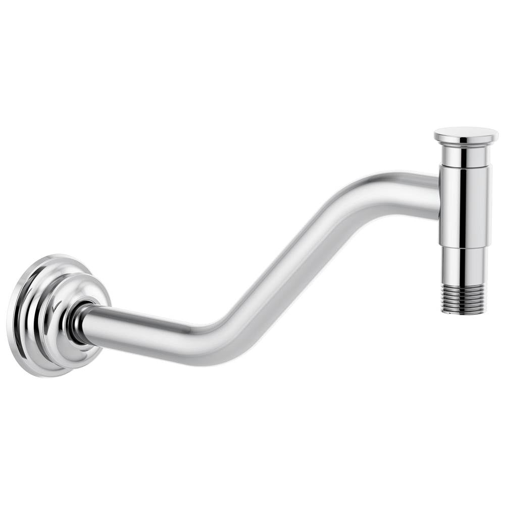 Brizo - Invari 11'' Angled Shower Arm And Flange - Chrome