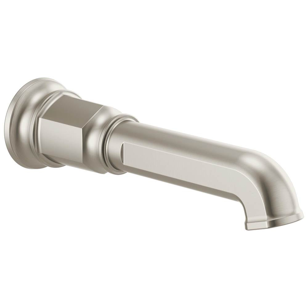 Brizo - Invari Non-Diverter Tub Spout - Luxe Nickel