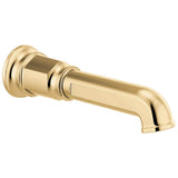 Brizo - Invari Non-Diverter Tub Spout - Polished Gold
