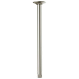 Brizo - Universal Showering 14'' Ceiling Mount Shower Arm And Round Flange - Luxe Nickel