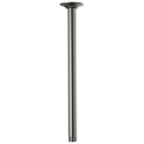 Brizo - Universal Showering 14'' Ceiling Mount Shower Arm And Round Flange - Luxe Steel