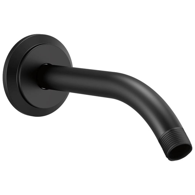 Brizo - AtavisE Shower Arm and Flange - Matte Black