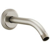 Brizo - AtavisE Shower Arm and Flange - Luxe Nickel