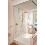 Universal Showering Linear Round Shower Column Extension