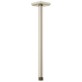 Brizo - Universal Showering 14'' Ceiling Mount Shower Arm And Square Flange - Brushed Nickel