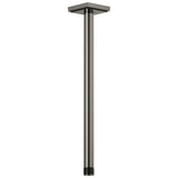 Brizo - AllariaE 14'' Ceiling Mount Shower Arm And Flange - Brilliance Black Onyx