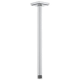 Brizo - Universal Showering 14'' Ceiling Mount Shower Arm And Square Flange - Chrome