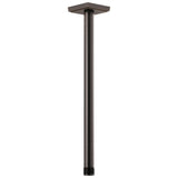 Brizo - Universal Showering 14'' Ceiling Mount Shower Arm And Square Flange - Venetian Bronze