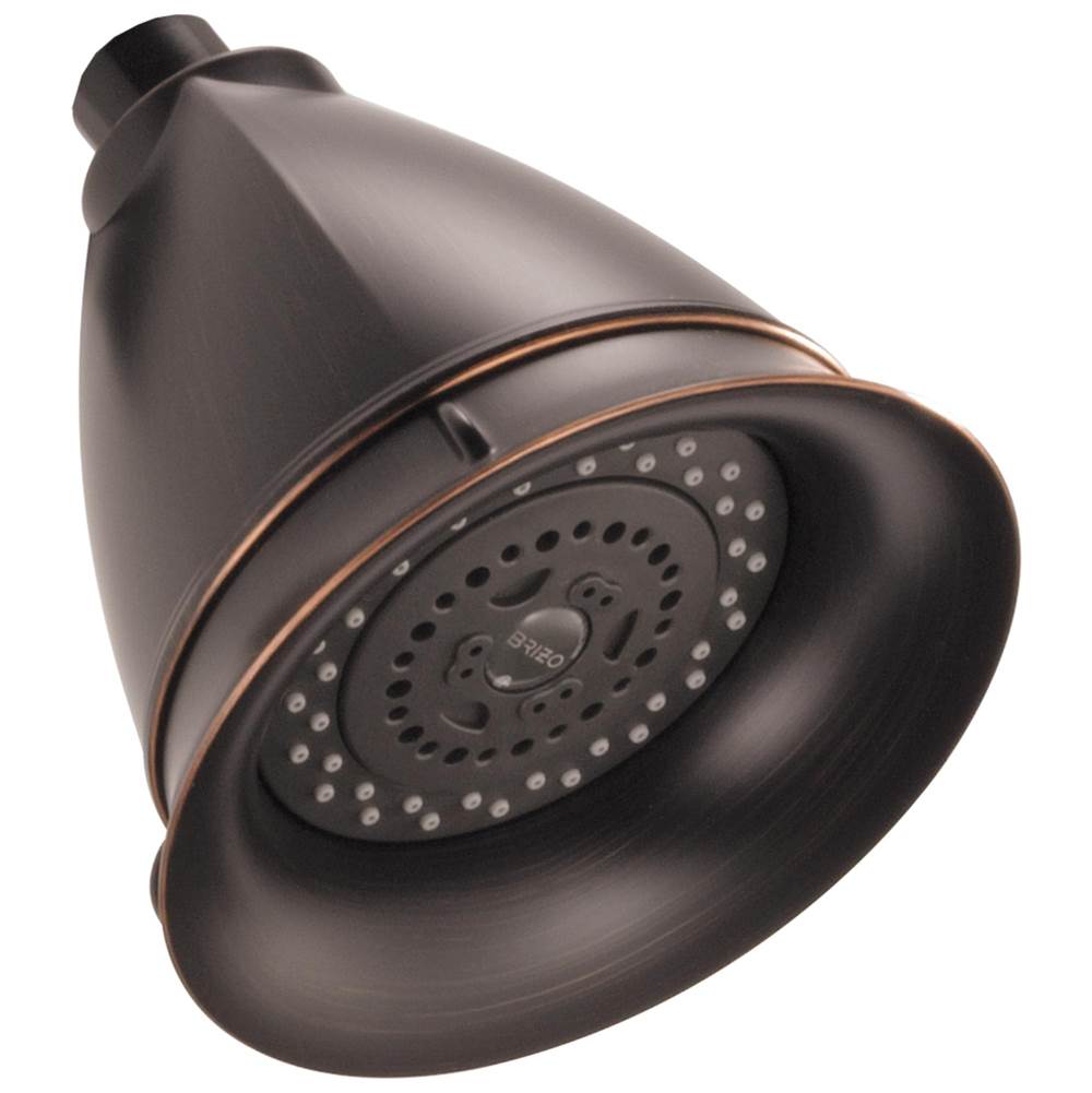 Brizo - Universal Showering 5'' Classic Round H2Okinetic<sup></sup> Multi-Function Wall Mount Showerhead - Venetian Bronze