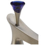 Brizo - RSVP Blue Glass Finial - Widespread - Brushed Nickel