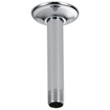 Brizo - Universal Showering 6'' Ceiling Mount Shower Arm And Round Flange - Chrome