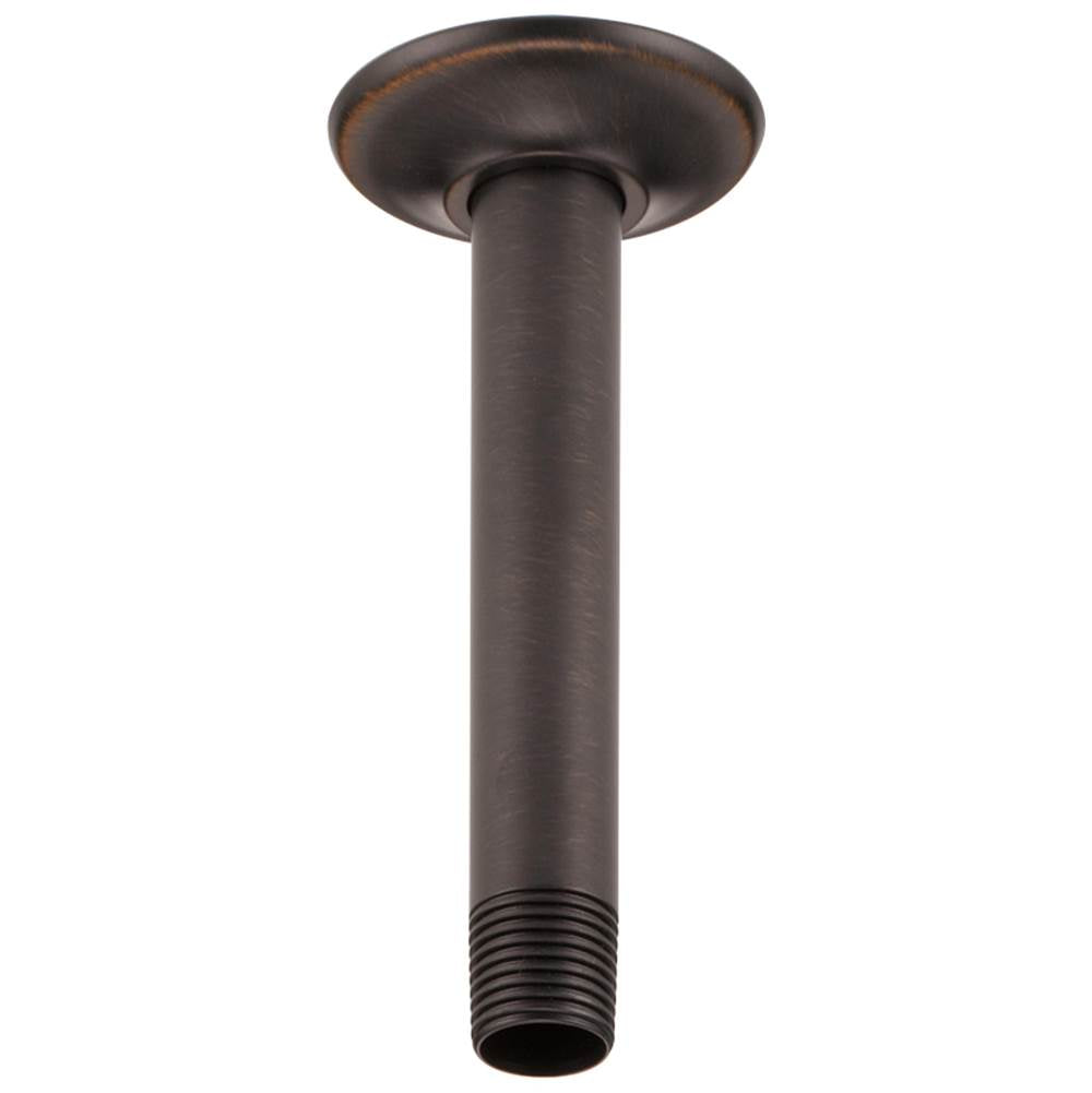 Brizo - Universal Showering 6'' Ceiling Mount Shower Arm And Round Flange - Venetian Bronze