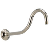 Brizo - Traditional 16'' Shower Arm And Flange - Polished Nickel